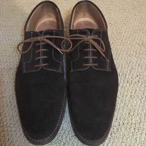 Crockett & Jones suede calf & Dainite rubber sole